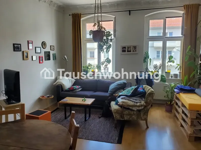 Tauschwohnung: Schöne, helle 3-Zi-Wohnung in Fhain gegen kleinere Whg in NK — photo 1